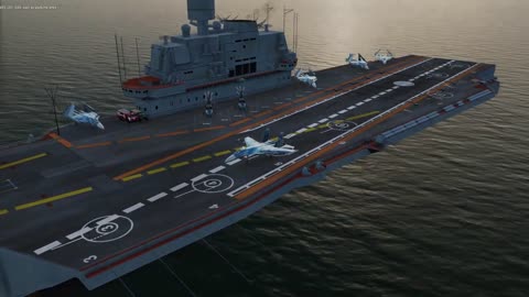 SU-33 Carrier Takeoff _ Landing - DCS