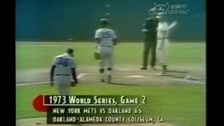 1973 World Series Game 2 New York Mets vs Oakland A's