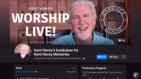 KENT HENRY | 9-18-23 JOHN 14 - GREATER WORKS WILL YOU DO LIVE | CARRIAGE HOUSE WORSHIP