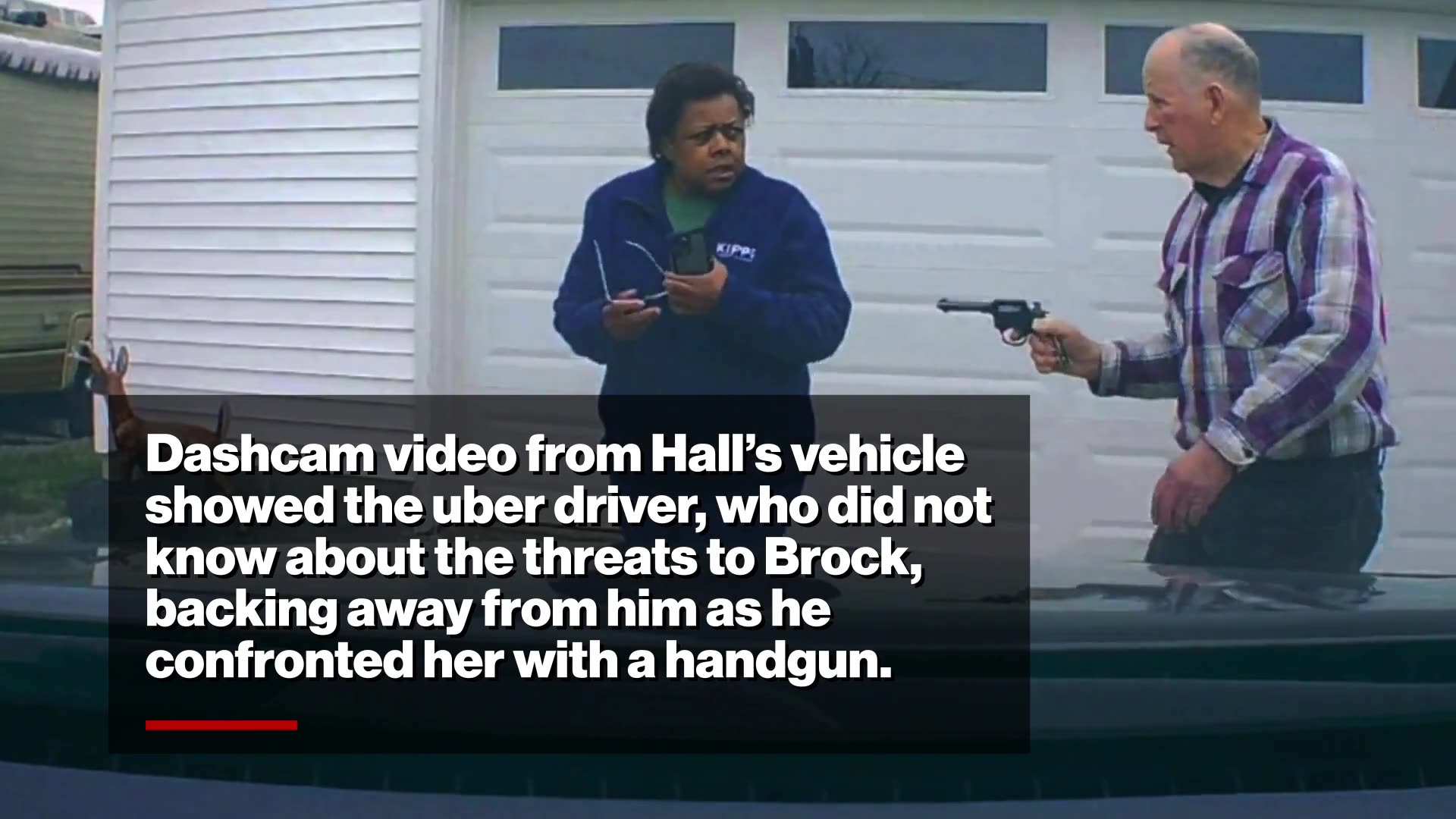 'I'm sure glad you guys are here': Moment scam victim greets cops after allegedly shooting innocent Uber driver