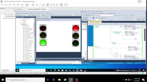 PLC Traffic Light Simulation demo