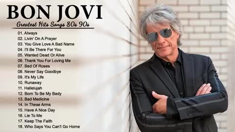 The Best Of Bon Jovi - Bon Jovi Greatest Hits Full Album