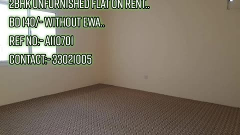 Sanad:-2Bhk Unfurnished Flat on Rent