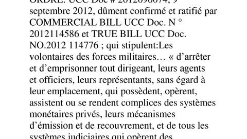 BANQUES ET «GOUVERNEMENTS»SAISIES PARTOUT DANS LE MONDE