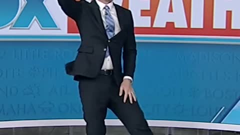 Nice dancing weatherman