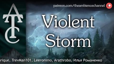 RPG D&D Ambience - violent storm