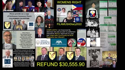 Supreme Court / President BBM / Manila Bulletin / SMNI News / Tully Rinckey PLLC Collection Department / Peter Carley / Refund $30,555.90 / Smith Downey PA / Douglas W. Desmarais Esq / Settlement Never Paid / Regency Furniture LLC / Abdul Ayyad / DLLR