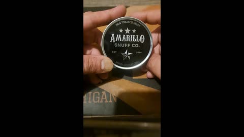 Amarillo Tobacco Free Full Nicotine Snuff (Glazed Pecan)