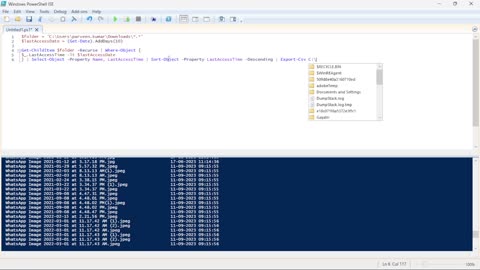 Find and Sort Files by Last Access Time with PowerShell