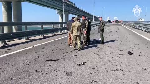 The Investigative Committee: situation at the site of the terrorist attack on the Crimean bridge