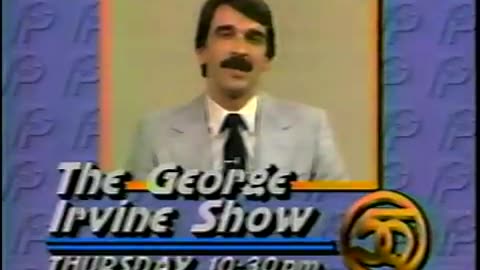 January 1985 - 'George Irvine Show'/Indiana Pacers WPDS Bumper