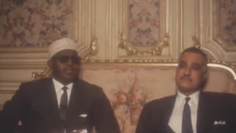 Egypt President Gamal Abdel Nasser Hosting Somalia President Abdirashid Ali Sharmarke - 1969