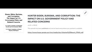 HUNTER BIDEN, BURISMA, AND CORRUPTION THE IMPACT ON U.S. GOVERNMENT POLICY AND RELATED CONCERNS