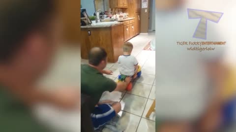 Funny & cute dogs and kids