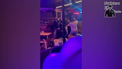 Brutal pelea en cevichería de la ciudad.