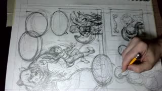 Lo-fi Draw and Chill: Penciling Book 2, Page 6 With Airwing Marine Music