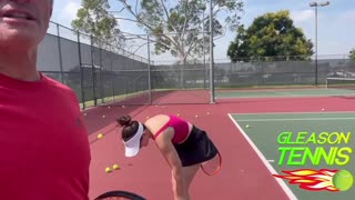 Mastering the Tennis Serve in Irvine, California| Keeping Your Back Foot Planted