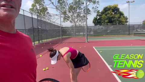 Mastering the Tennis Serve in Irvine, California| Keeping Your Back Foot Planted