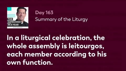 Day 163: Summary of the Liturgy — The Catechism in a Year (with Fr. Mike Schmitz)