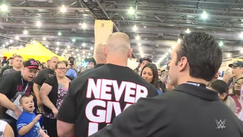 John Cena searches out Nikki Bella for a kiss