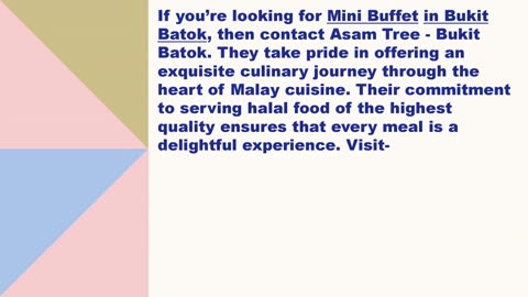 Best Mini Buffet in Bukit Batok