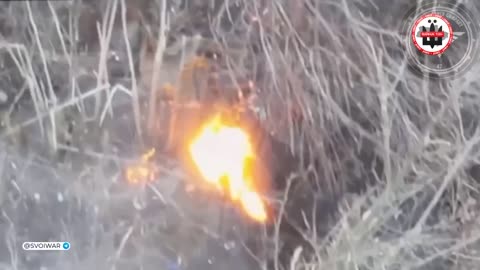Enemy Foxhole Bursts into Flames