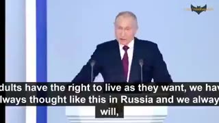 Vladimir Putin says the west is at war with itself