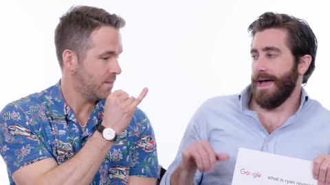 Ryan Reynolds & Jake Gyllenhaal Answer the Web's Most Searched Questions _ WIRED
