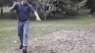 angry golfer loses his shit.