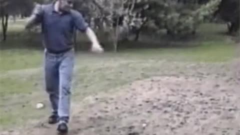 angry golfer loses his shit.