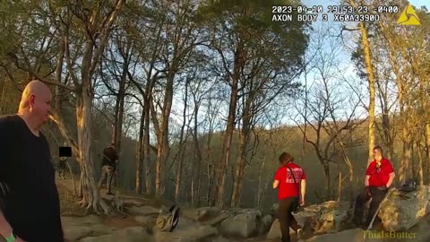Body cam shows handcuffed man escaping Monroe County deputies by jumping off cliff