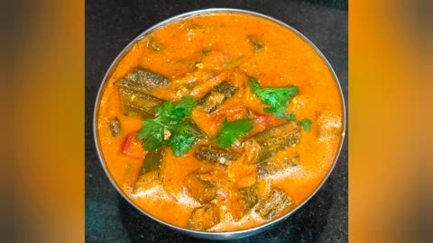 Bendekayi Masala Gravy ಬೆಂಡೆಕಾಯಿ ಮಸಾಲಾ ಗ್ರೇವಿ Okra Masala Gravy - South Indian Style