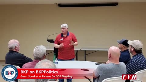 BKP at Pickens County GOP on October 11, 2022