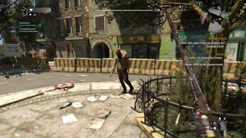 Dying Light- raccoon just keep falling down.