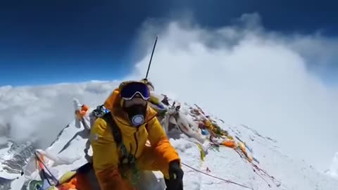 Mt.Everest (top of the world ) 8848.8 m altitude