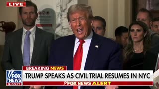 President Trump: Response to Civil Case.