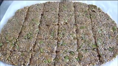 Make Vegan Multi Seeds Crackers- Gluten Free