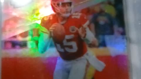 Pat Mahomes 2019 football card Gem Mint 10