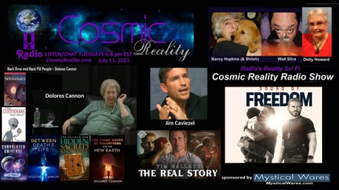 "COSMIC REALITY" 7/11/23 - Background People & Sounds of Freedom