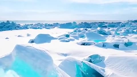 Beautiful Ice Cave Portrait