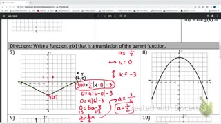 IM3 Alg 2 CC Unit 5.2 CA#2 problem 7