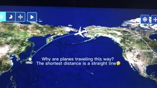 Why Planes Fly the route that they do.