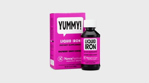 Pediatric Drops Liquid Iron Supplement for Infants and Toddlers | Liquid Iron For Kids