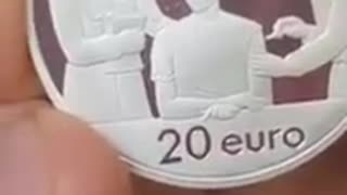 Vatican 20 euro coin