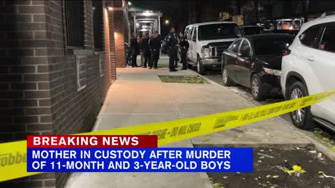 Mother in custody after 2 young children stabbed in the Bronx
