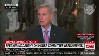 CNN cuts away from Speaker McCarthy's press conference when he starts hammering Rep. Swalwell