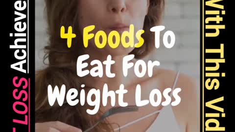 4 Foods Eat Daily For Weight Loss Fast 🚀 | Belly Fat Loss Fast🚀