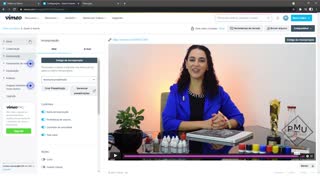 CONFIGURANDO VÍDEO DENTRO DO VIMEO