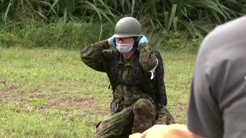 Japanese island holds drill amid Taiwan threat
