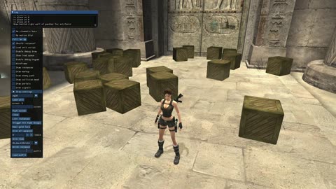 Lara Croft Makes A Tower Of Containers : Anniversary ~ TRAE Menu Hook.